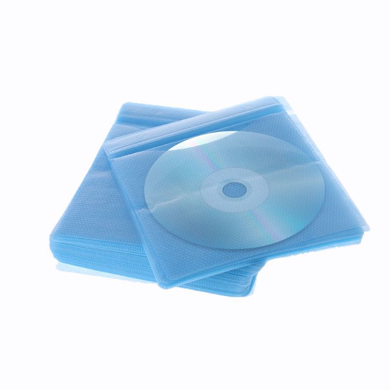 Bộ 100 túi nhựa đựng đĩa CD 2 mặt