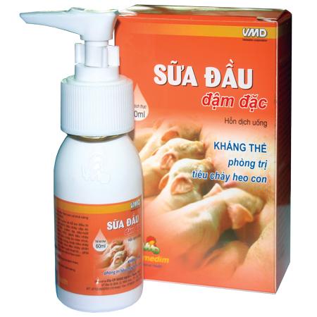 Vmd Sữa Đầu Đầm Đặc 60ml phòng tiêu chảy, phân trắng trên heo, heo con