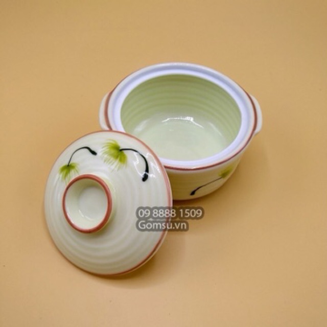 Bát nắp sứ Bát Tràng, thố chưng yến tiện dụng