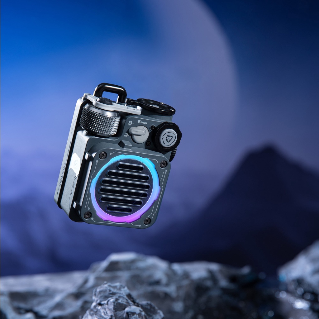 Loa Bluetooth di động Muzen Cyber ​​Cube, RGB, Tiêu chuẩn