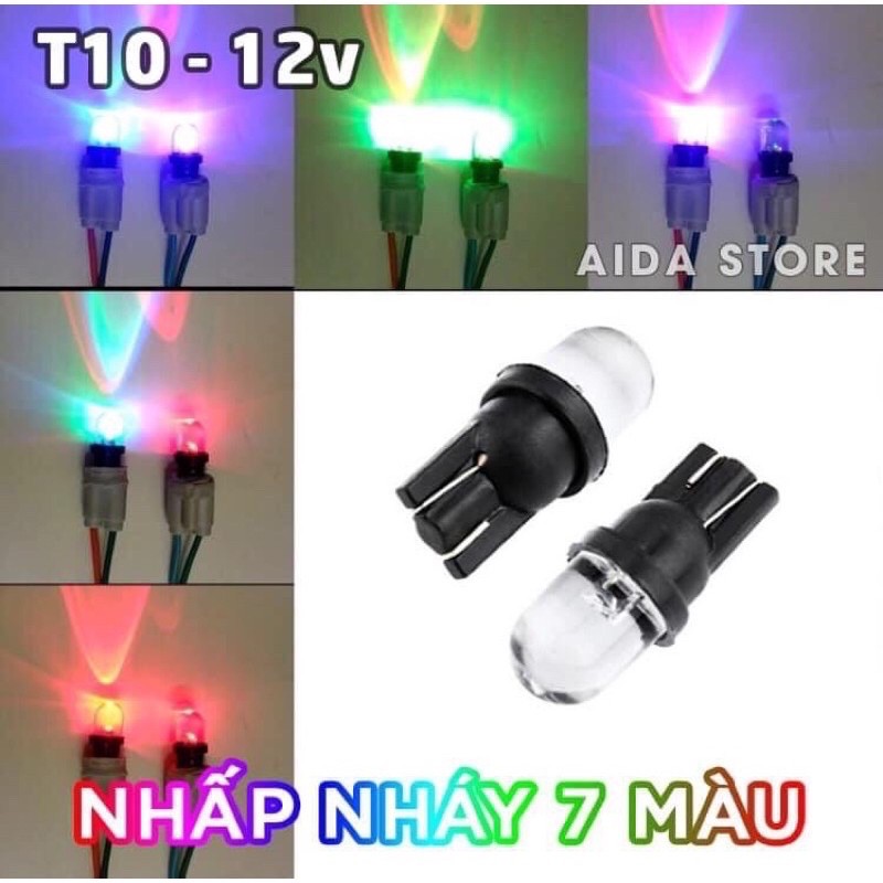 [ Giá Sỉ ] Đèn Led Si Nhan Bóng Bóng Số  Nhấp Nháy 7 Màu Cực Đẹp