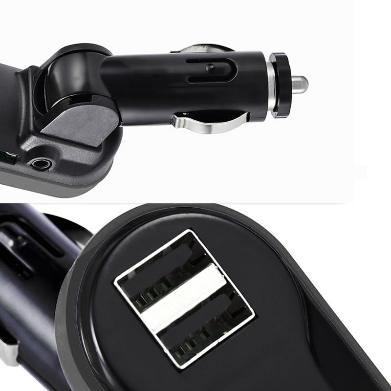 Bộ sạc ô tô USB Bluetooth I9BT 12-24V USB car adapter hỗ trợ nghe nhạc MP3 đa chức năng Gắn thẻ nhớ TF