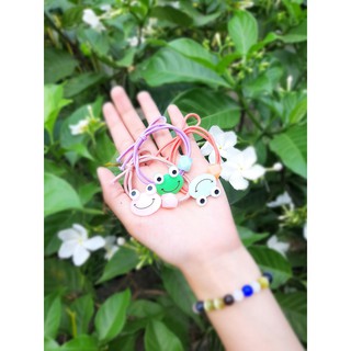 Dây buộc tóc con ếch siêu cute đáng yêu