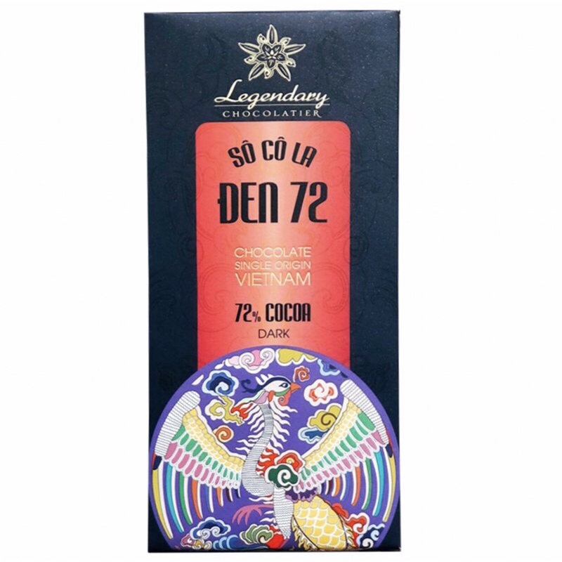 Socola Đen 72% Legendary Thanh 85G