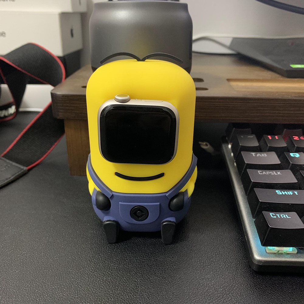 Đế sạc Minion hoạt động với dòng đồng hồ 4/5/6/7 Chân đế dễ thương sáng tạo （Không bao gồm bộ sạc！）