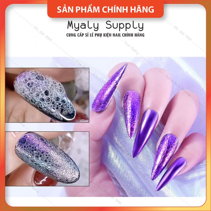 Tráng Gương Bột Nail Móng Nhiều Mầu