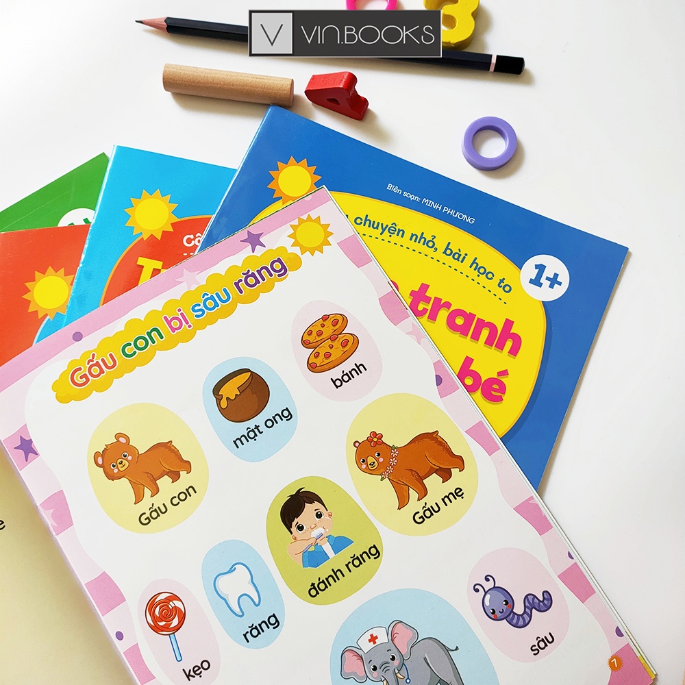 Sách - Truyện Tranh Tư Duy Cho Bé - Bé Tập Đọc, Học Điều Hay (8 Cuốn)