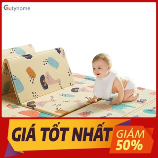 [TẶNG RÙA TẬP BƠI]🔊 Thảm xốp gấp gọn 2 mặt cao cấp cho bé 1m8 x 2m ✴️Sử dụng được cả 2 mặt✴️