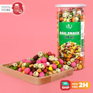Đậu phộng da cá mix 28 vị Nhất Phẩm Đường 500g snack đồ ăn vặt