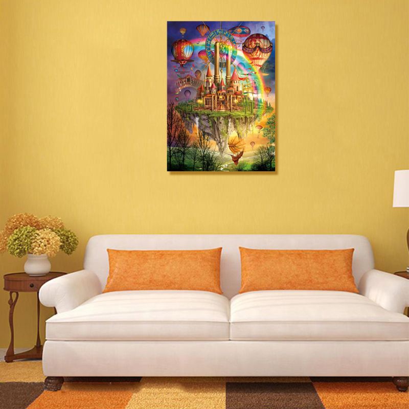 Bộ Đồ Chơi Xếp Hình Lâu Đài Cổ Điển 1000 Mảnh Diy Dành Cho Người Lớn Và Trẻ Em