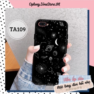 Ốp lưng điện thoại Oppo A3s/A1k - Realme C1/C2 - Ốp lưng Realme Oppo basic in hình hành tinh vũ trụ ngân hà.