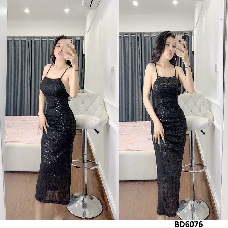 Đầm body kim sa