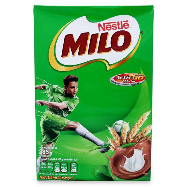 Combo 10 hộp Sữa bột Milo hộp giấy 285g