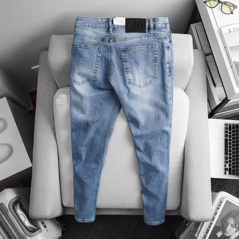 Quần bò nam ống côn hàng xịn Zr skinny màu cực đẹp