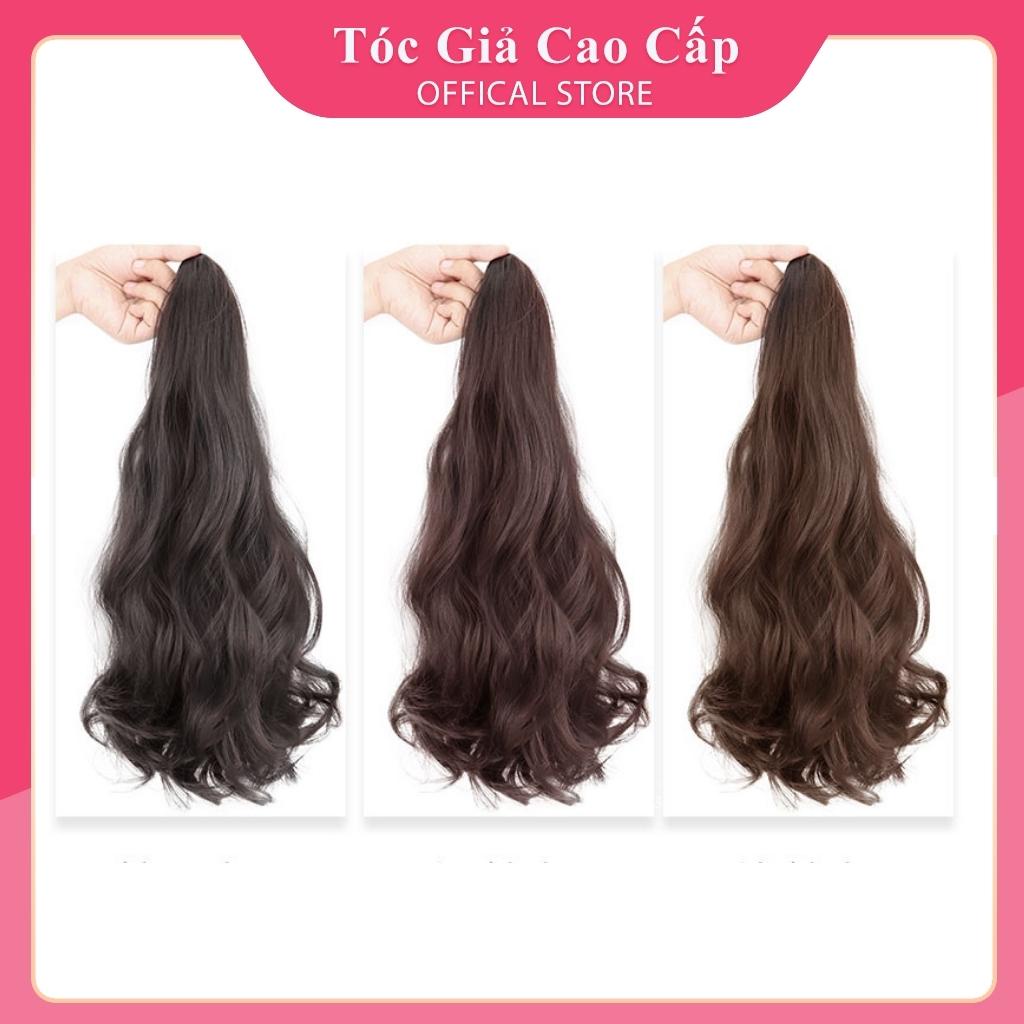 Tóc giả ngoặm xoăn lửng FREESHIP ngoặm xoăn n44