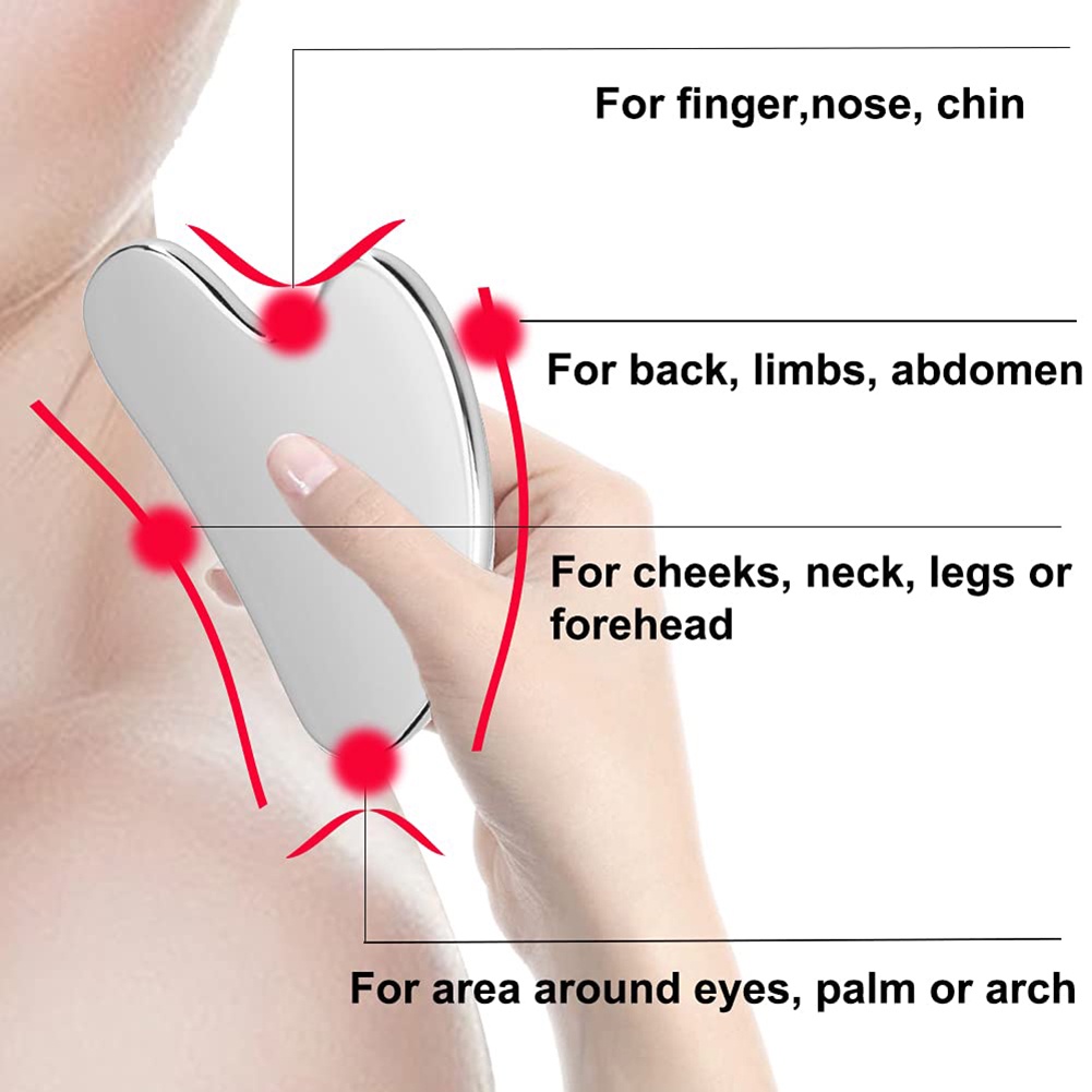 Dụng cụ bảng cạo mát xa cơ bắp SUOLAER bằng thép không gỉ