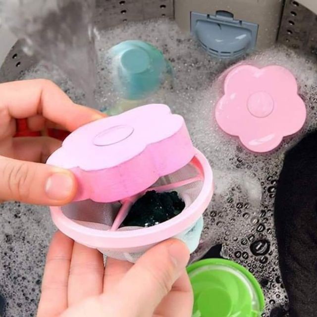 Phao lọc rác, cặn bẩn trong lồng máy giặt hình bông hoa