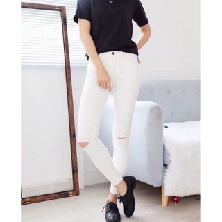( Phan Thanh ) Quần Skiny rách gối
