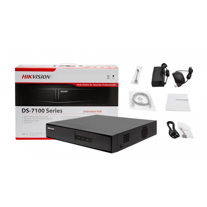 Đầu ghi hình camera IP DS-7104NI-Q1/M 4 kênh, chính hãng bảo hành 24 tháng