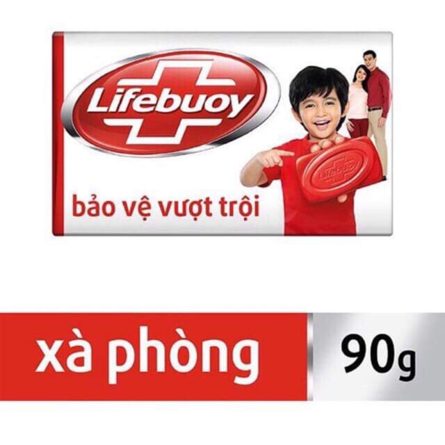 Xà bông cục Lifebuoy bảo vệ vượt trội công thức ion bạc 90g