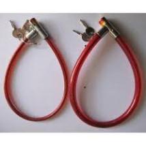 Khoá dây Việt Tiệp  KHÓA DÂY XE ĐẠP,XE MÁY LÕI THÉP BỌC CAO SU CHỐNG TRỘM BỀN CHẮC CAO CẤP HN