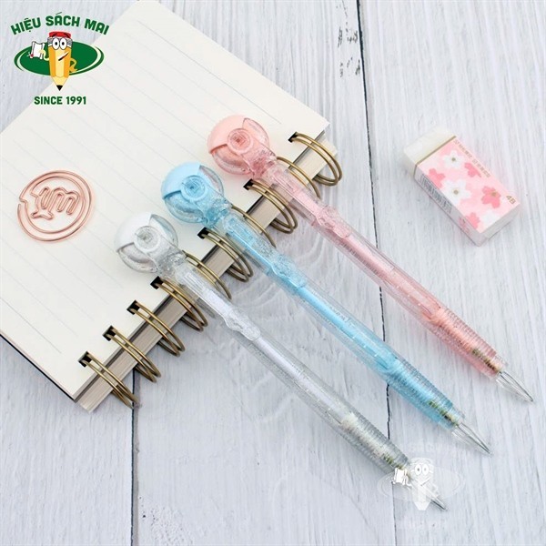 Bút chì kim 0.7 đầu tẩy có nắp AMPV9402