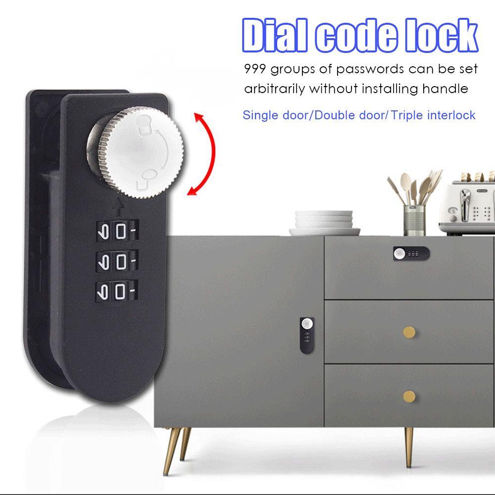 Ổ Khóa Tủ Bằng Nhựa Kết Hợp Mật Khẩu Chống Trộm Bảo Vệ An Toàn