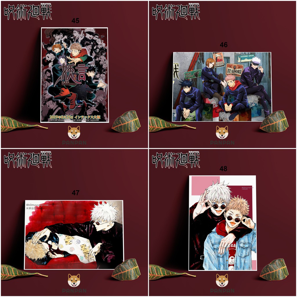 Postcard Cao Cấp - Poster Jujutsu Kaisen (3)