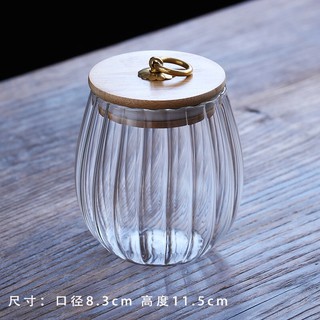 Hũ thuỷ tinh nắp gỗ 800ml