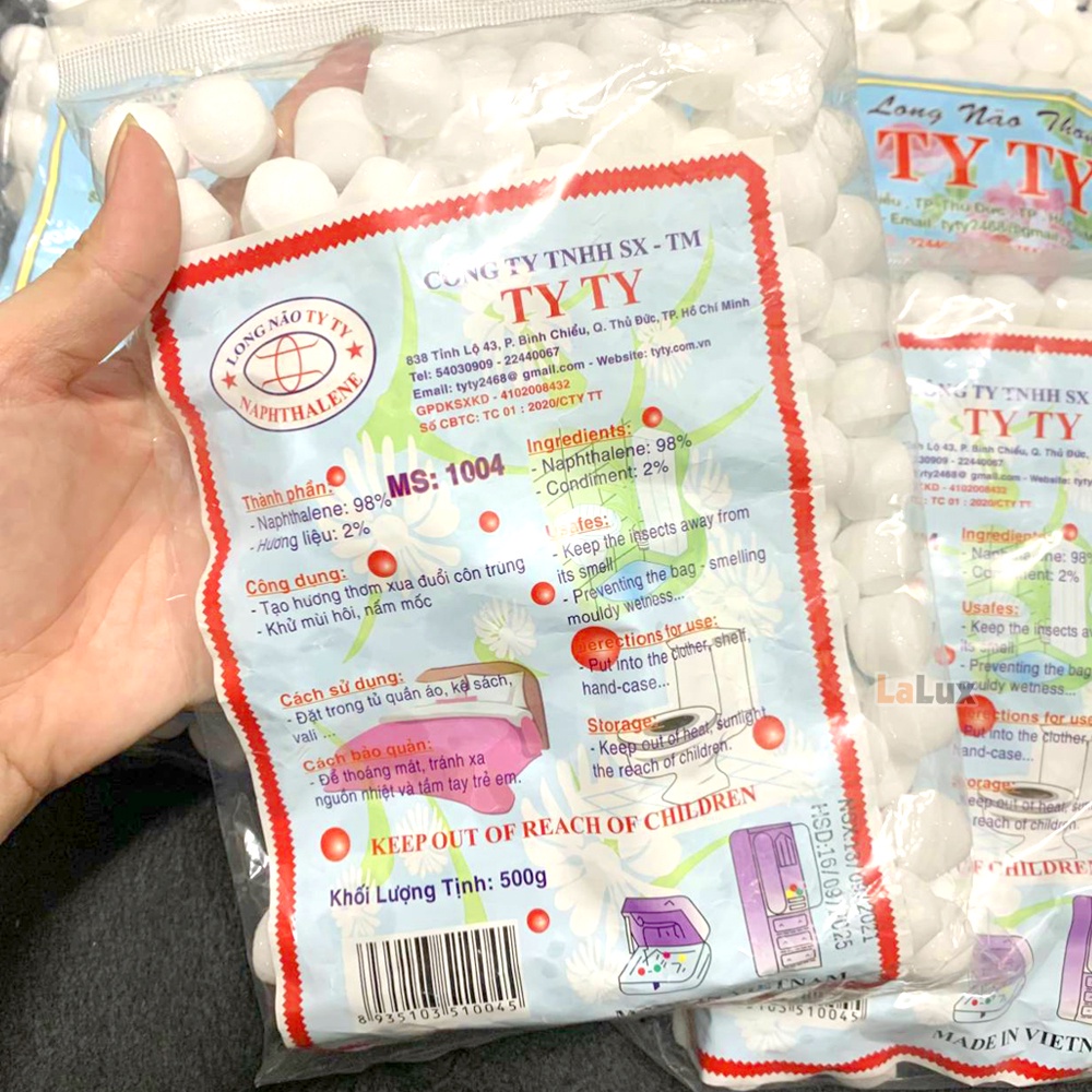 Gói Băng Phiến 500G Khử Mùi Hôi Đuổi Chuột Và Côn Trùng