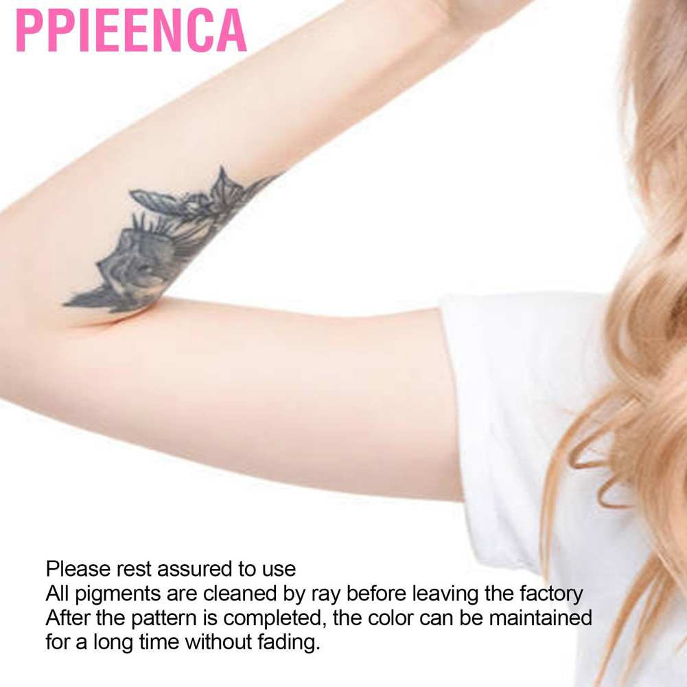 Ppieenca Professional Portable Fast Coloring Body Tattoo Pigment Long Lasting Ink 90ml