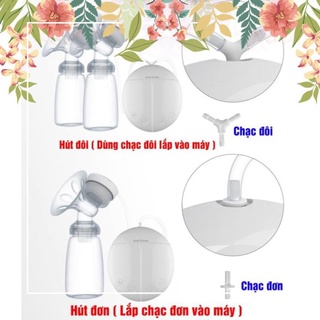 Máy hút sữa điện đôi Real bubee