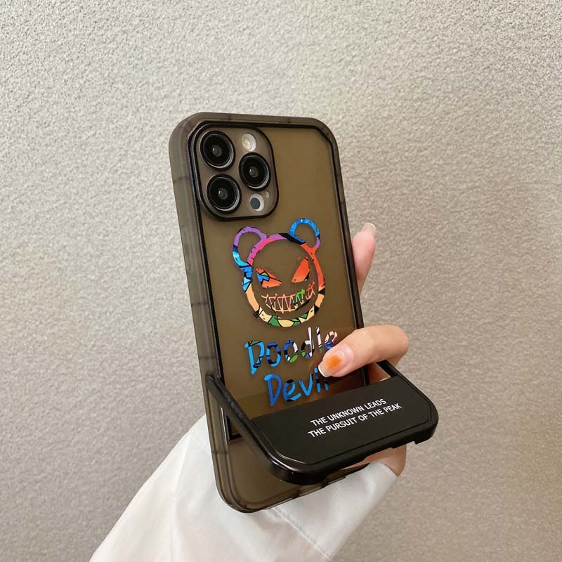 Ốp Điện Thoại TPU Dẻo Họa Tiết Game Warcraft Kèm Giá Đỡ Cho iPhone 13 12 11 Pro Promax 7 8 Plus X XR XSMax