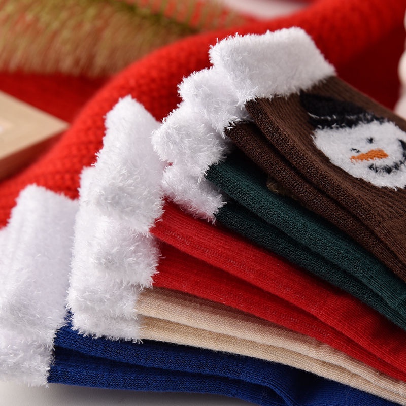 Tất Nữ Màu Đỏ Phong Cách Giáng Sinh Đáng Yêu  tao bao