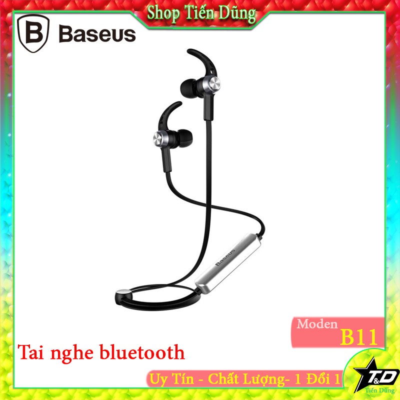 Tai nghe bluetooth Earphone Baseus B11 kiểu dáng thể thao quàng cổ
