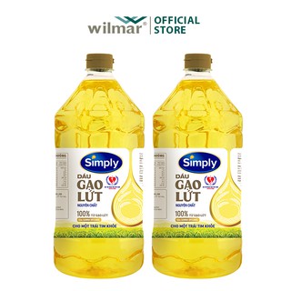 Dầu gạo lứt simply 2l