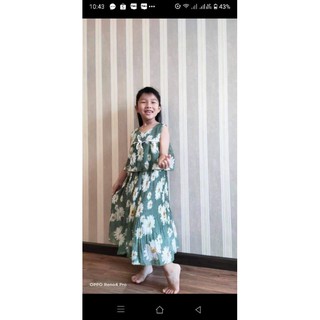Đầm voal dập ly tầng