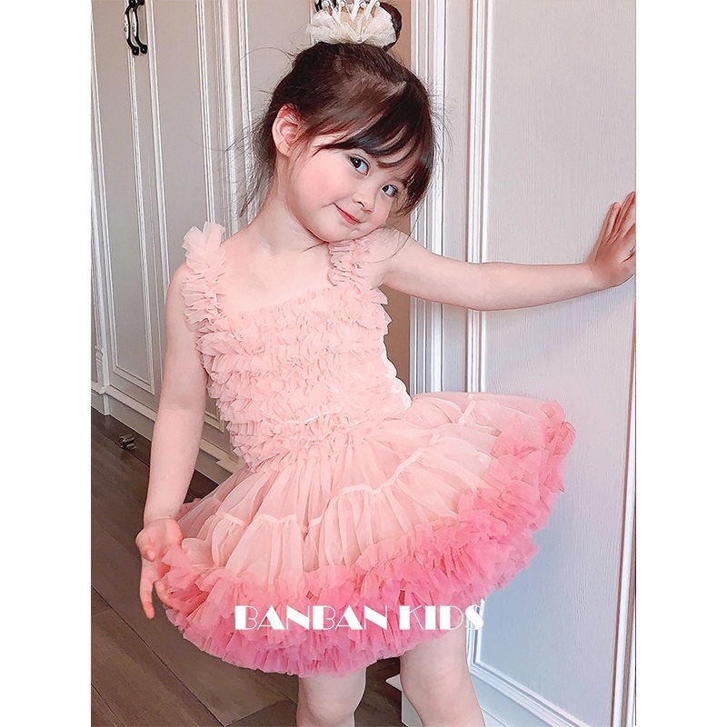 Váy cho bé gái Đầm tutu Công Chúa Dáng Xòe Phong Cách Mùa Hè Mới Làm Quà Tặng Sinh Nhật Đầu Tiên Cho Bé Gái váy công chúa bé gái