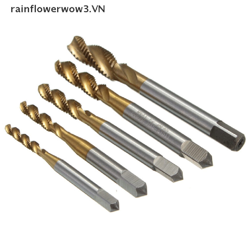 Bộ Mũi Khoan Xoắn Tốc Độ Cao Bằng Thép HSS M3 M4 M5 M6 M8