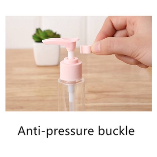 Portable travel cosmetics bottling set