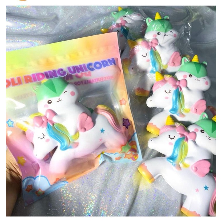 Đồ chơi bóp mềm Squishy chính hãng Popular Poli kỳ lân