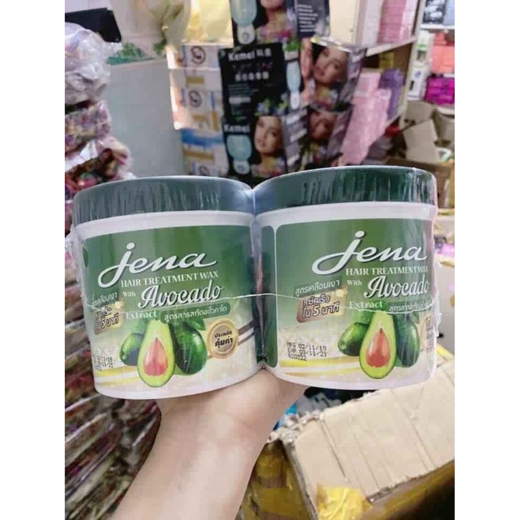 Kem Ủ Tóc Bơ Jena Avocado Hair Treatment Wax 500ml