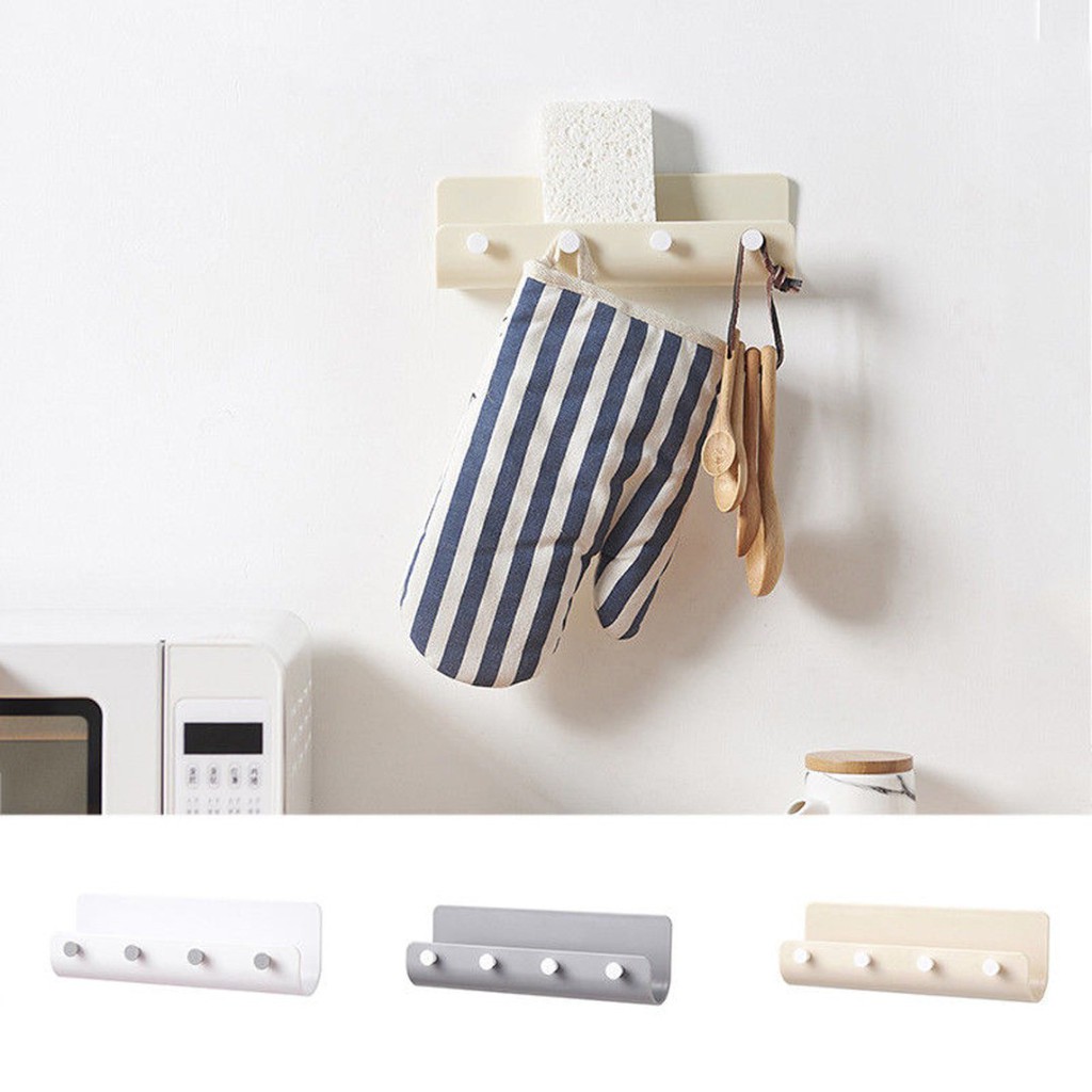 Giá Đỡ Chìa Khóa Gắn Tường Tiện Dụng Trang Trí Nhà Cửa DIY