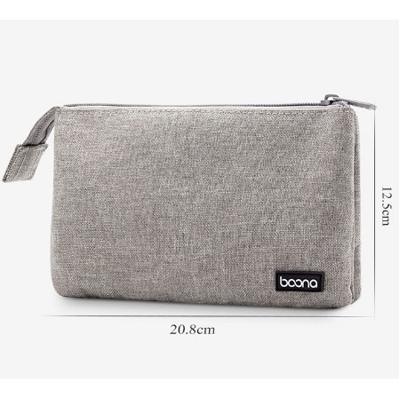 Túi đựng phụ kiện đa năng 2 ngăn có ngăn phụ hãng Baona