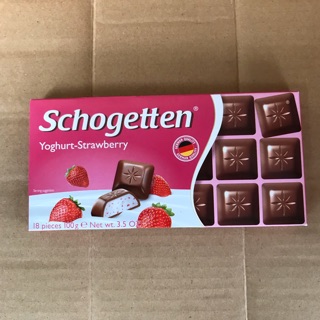 [100 g] Thanh Chocolate Schogetten Yogurt-Strawberry