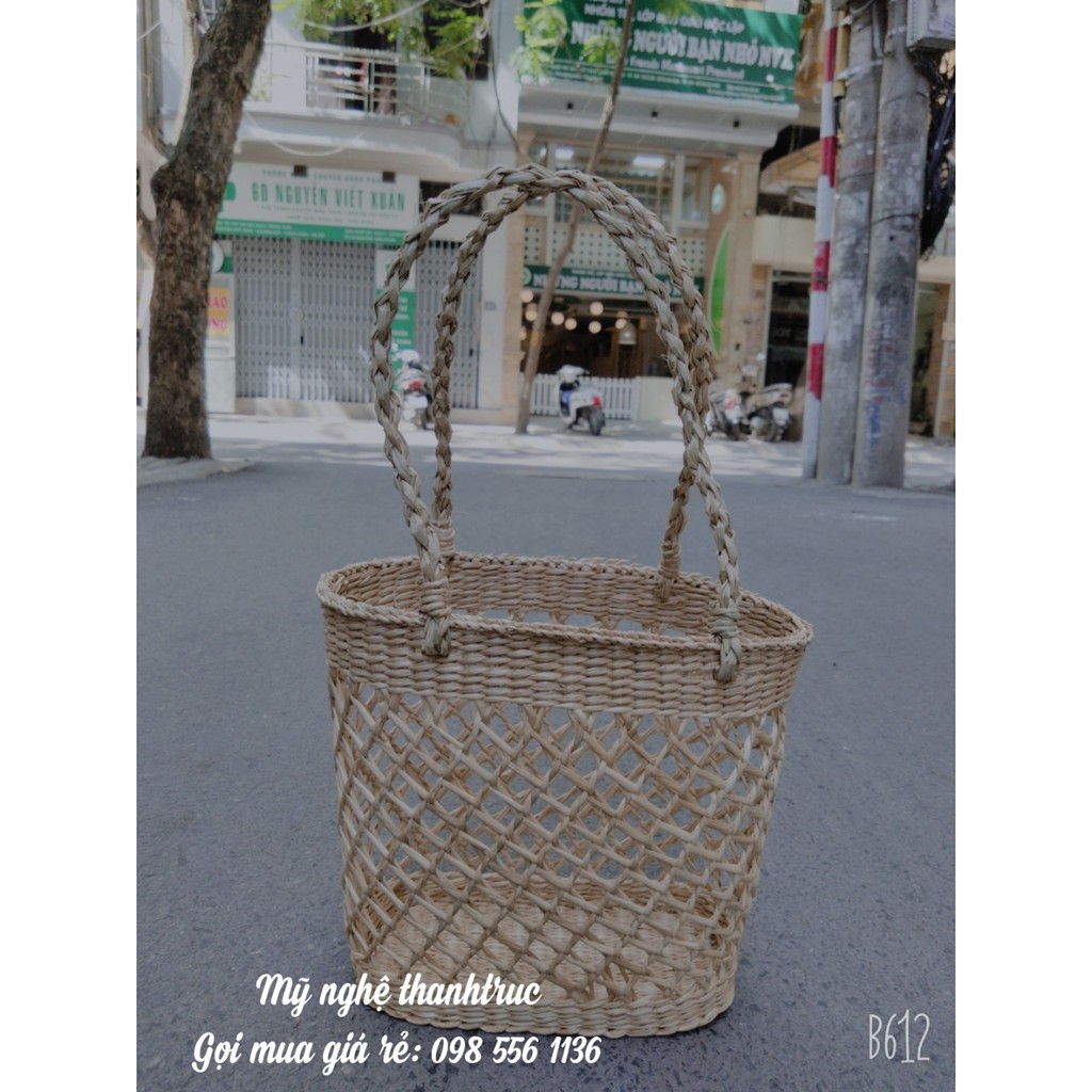 Làn cói mắt cáo loại nhỡ kích thước 20x20x10