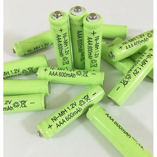 Bộ 04 viên pin sạc aaa 600mah 1.2 v