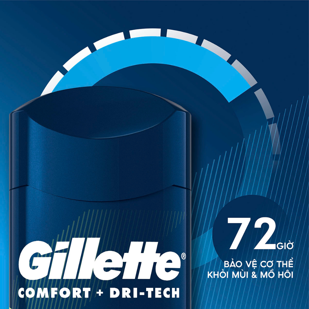 Sáp khử mùi và giảm tiết mồ hôi Gillette 96g - Mỹ - Hàng chính hãng