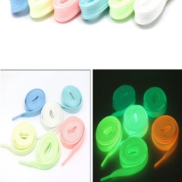 FLASHSALE | Cặp Dây Giày Dạ Quang Tự Phát Sáng Trong Tối | Dây Giày Thời Trang Cho Các Loại Giày