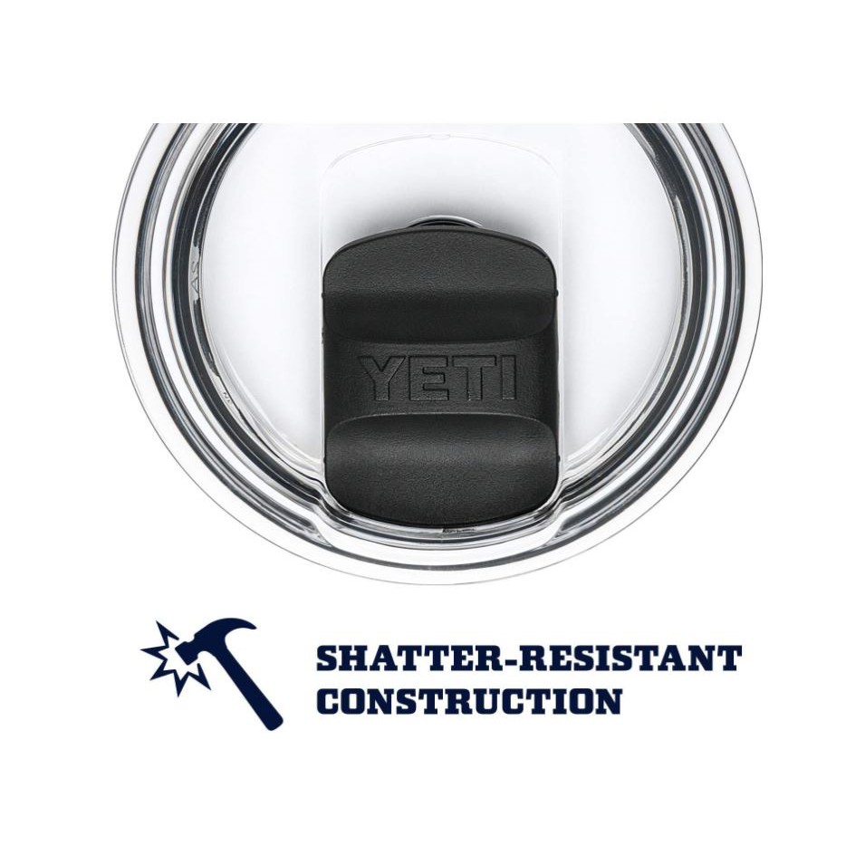 Ly giữ nhiệt YETI 30oz White+ Nắp Magslider (900ml) - Stainless Steel/ Thép không gỉ cao cấp - Bill Mĩ